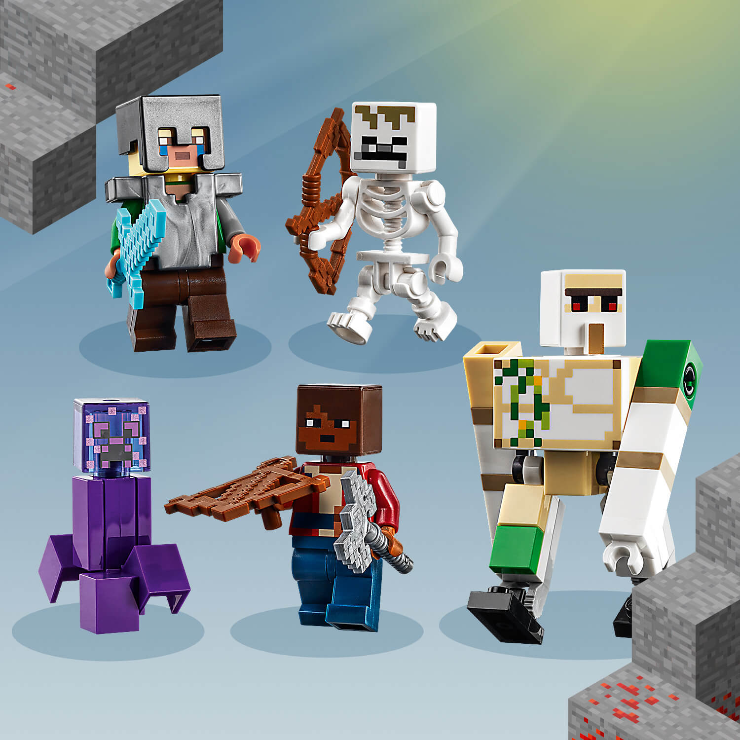 Kultovní postavy z Minecraft Dungeons®